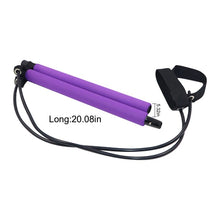 Load image into Gallery viewer, Rubber Tube Elastic Bands Pilates Stick
