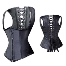 Load image into Gallery viewer, Back strap Underbust Waist Trainee Lace Up Corsets
