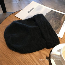 Load image into Gallery viewer, Solid Color Cashmere Beanies Knitted Hat
