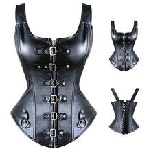 Load image into Gallery viewer, Miss Moly Steampunk Corset Sexy Gothic Bustier Overbust Slimming Dress Burlesque Top 6XL Plus Size Cloth Tummy Control Sheath
