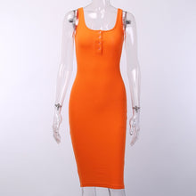 Load image into Gallery viewer, Elegant Knitted Elastic Bodycon Slim Dress
