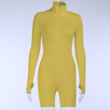 Load image into Gallery viewer, Turtleneck Long Sleeve Zipper Jumpsuit
