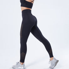 Load image into Gallery viewer, Hollow Printed High Waist Seamless Leggings
