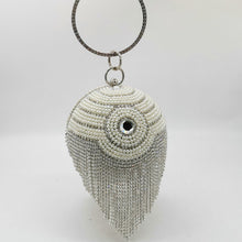 Load image into Gallery viewer, Elegant Tassels Round Wristlets Bag
