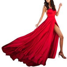 Load image into Gallery viewer, Luxury Women Elegant Slit Long Dress Backless Evening Party Dress Sexy Sleeveless Formal Club Maxi Dress Summer 2020 New
