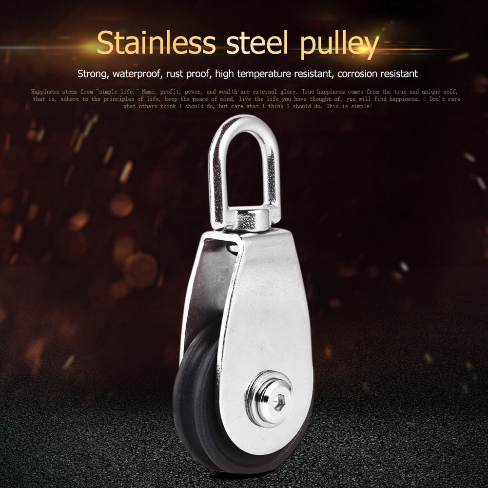 Stainless Steel Fitness Pulley Bearing Heavy Lifting Gym Equipment