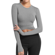 Load image into Gallery viewer, Long Sleeve Quick Dry Fitness Gym Suit
