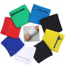 Load image into Gallery viewer, Sweat-absorbent Zippered Yoga Wallet Pouch
