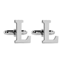 Load image into Gallery viewer, Zinc Alloy Initial letter cufflink
